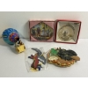 Image 1 : 5 Wizard of Oz Ornaments - Hot Air Balloon with Dorothy - Tin Man - Lion - Scarecrow - Flying Monkey
