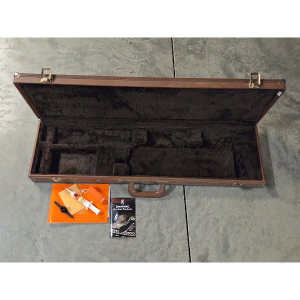 Excellent Condition Vintage Browning Leather Case 34''x9.5''