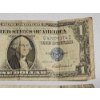 Image 3 : x2 U.S. Blue Seal $1 Silver Certificates: 1935-F and 1957-B