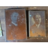 Image 9 : Lot of Vintage Grocery Stamps, Beaded Handbag Purse & Metal Portraits