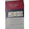 Image 1 : UNITED STATES COINS - 3 COIN SET - 1776-1976 EISENHOWER (IKS) 40$ SILVER SET - F.V. $1.75