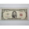 Image 1 : Series 1953 C U.S. $5 Red Seal Note 