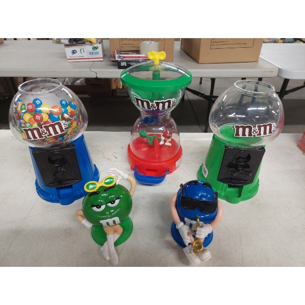 5 Pc Group Of New M & M Collectibles - See Pictures