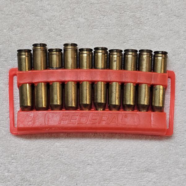 Ten Federal F C 7mm Rem Mag Empty Spent Brass Casings