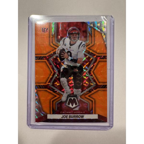 2022 Panini Mosaic Prizm Joe Burrows Honeycomb Football Card - High End Card - Mint Condition