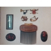 Image 1 : Complete As Shown, Grouping Of Wall Decor Including Fire Station Plaques & Art Print