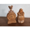 Image 1 : 2 Vintage 1960's Cookie Jars - "Cookie Time" & "Thou Shall Not Steal" Approx. 14in Tall