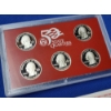 Image 5 : 2008 United States Mint 50 State Quarters Silver Proof Set ~ 5 State Quarters All 90% Silver 