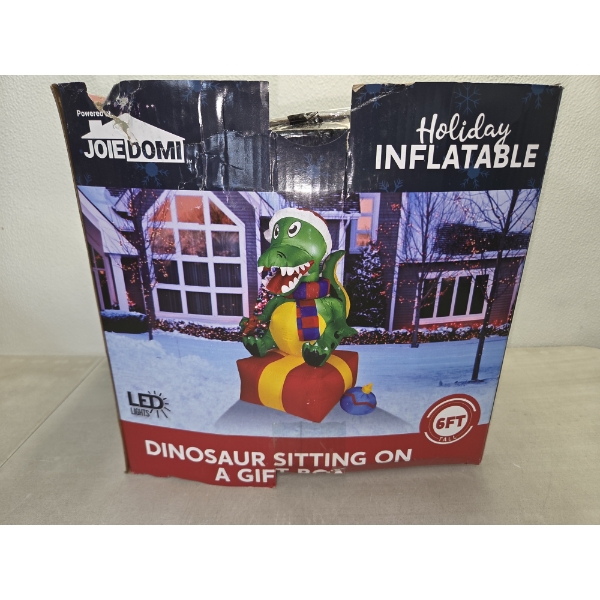 New Six Foot Tall Lighted Dino Inflatable