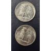 Image 2 : 2 Pcs - 1940 P / 1940 S  Walking Liberty Half Dollars - High Grade - See Pics