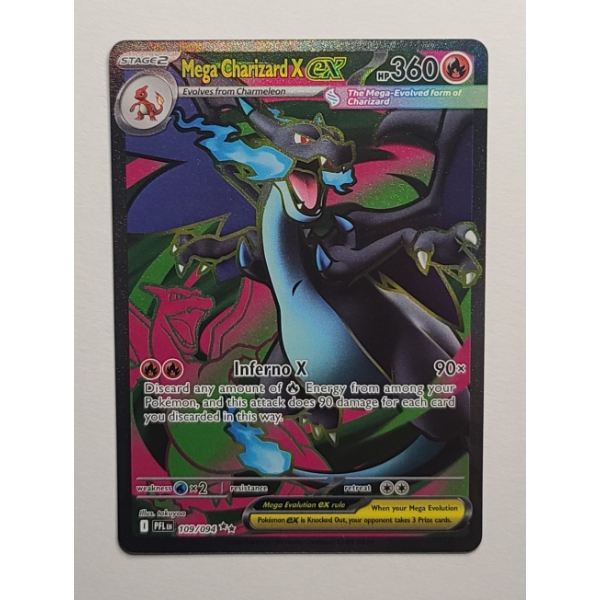 Mega Charizard X ex 109/094 Holo Ultra Rare Pokemon Trading Card 