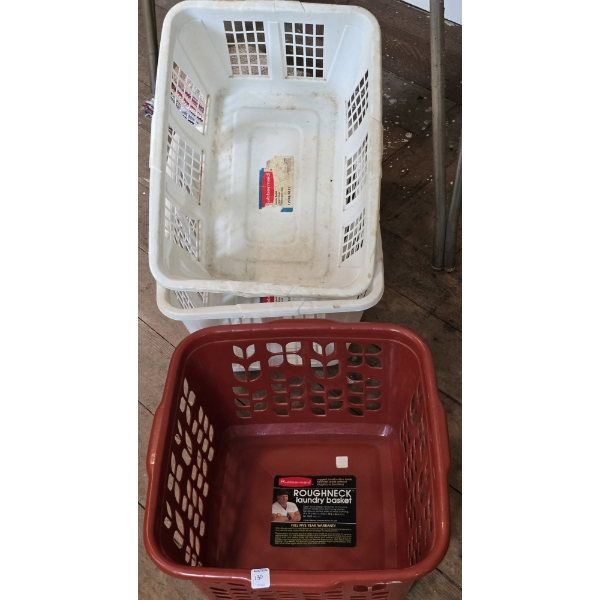 3 Laundry Baskets