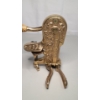 Image 9 : Vintage Vintner Wine Bottle Cork Opener With Antique-Style Brass Featuring Intricate Cherub Details