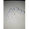 Image 2 : Lot of 12 Plastic Round Coin Storage Tubes with Screw on Cap