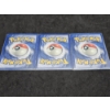 Image 2 : Pokemon Vintage Trading Cards - Shadowless (Lot of 3) - ft. Weedle, Staryu, and Tangela