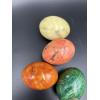 Image 1 : 4 Genuine Alabaster Marble Eggs - Made in Italy - AcTion - Beautiful Colors 