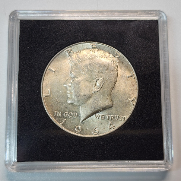 United States 1964 90% Silver Kennedy Half Dollar 