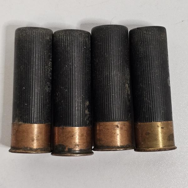 Assorted Lot Of Vintage 16 Gauge Black Shotgun Shells, Remington Peters, And Mohawk Remington