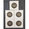 Image 4 : Five Assorted 90% Silver United States Barber Quarters ~ $1.25 Face Value!