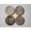 Image 4 : Four 90% Silver United States 1964 Washington Quarters ~ $1.00 in Face Value! ~ VERY NICE COINS!