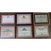 Image 1 : Set of 6 Railroad Stock Certificates from Railroad Companies incl Presidential, Union Pacific & more