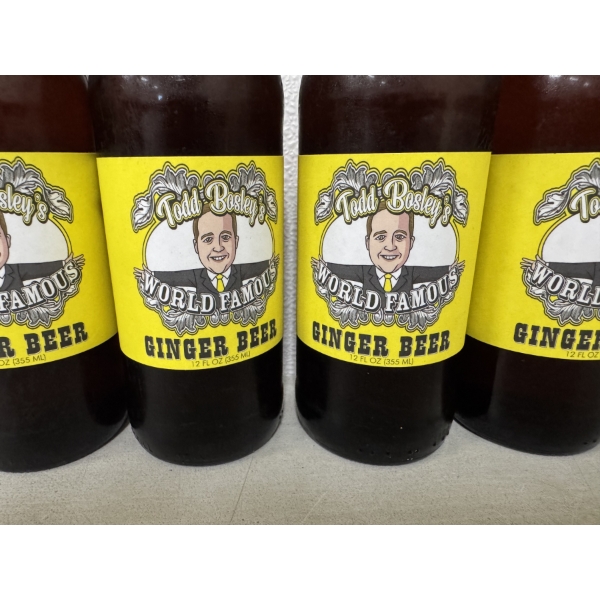 Todd Bosley's World Famous 6 Pack Of Ginger Beer - Brand New & Delicious