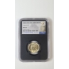 Image 1 : NGC 1943-P MS 66 Jefferson 35% Silver Wartime Nickel With Original Mint Bag Fragment 