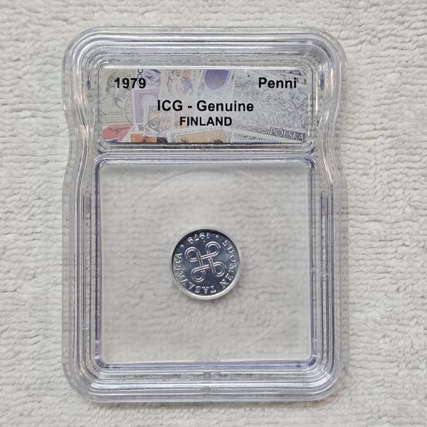 IGC Certified Genuine 1979 Finland 1 Penni Coin