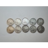Image 5 : Assorted Years Walking Liberty Silver Half Dollars Face Value $5.00