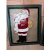 Image 2 : Two Gorgeous 17"x21" Stained Glass Santa Panes
