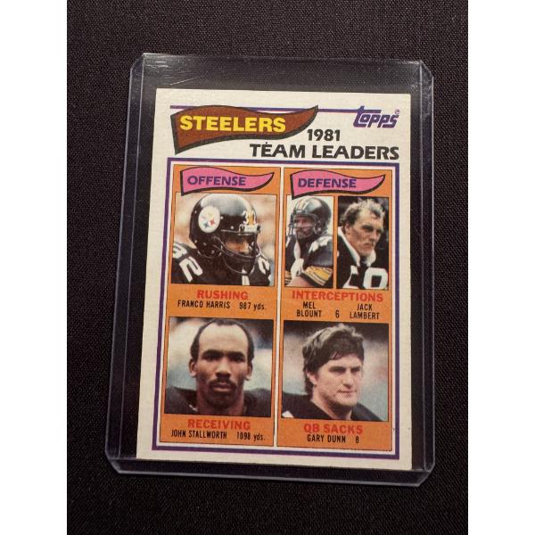 High Grade 1982 Pittsburgh Steelers Franco Harris Topps Football Card