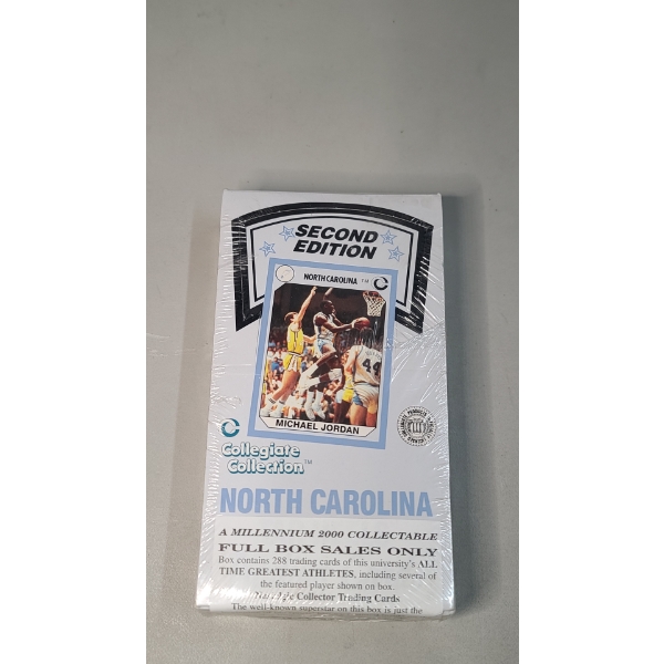 FACTORY SEALED 1990 North Carolina Tar Heels Collegiate Collection Second Edition Trading Cards 