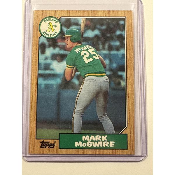 1987 Topps Mark McGwire Rookie Baseball Card - Mint Condition - High Grade Card