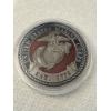 Image 1 : United States Marines Devil Dog Coin - Limited Edition - Mint Condition In Holder