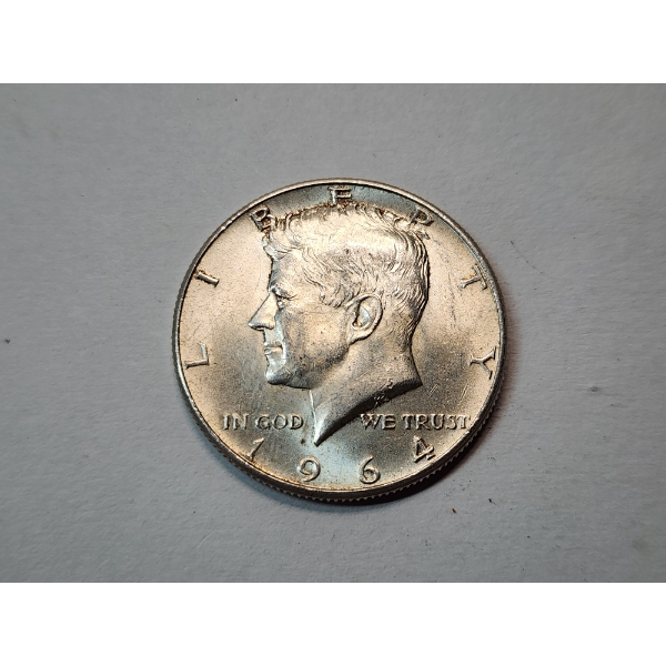 1964 90% Silver Kennedy Half Dollar