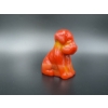 Image 5 : Degenhart Dogs - Tomato - Adorable Uranium Glass Dog Figurine - ~2.5 inches 
