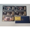 Image 6 : x5 Assorted Classic County Artists $100 24K Gold Plated Banknotes Set w/ CoA