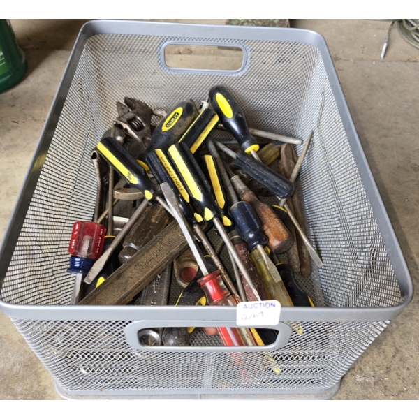 Assorted Screwdrivers and Wrenches