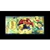 Image 1 : Pure 24k .999 Gold Foil POKEMON "SQUIRTLE" Note - Mint Condition - NEW SERIES - Processed in Pure Go