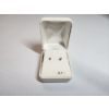 Image 1 : 14K Yellow Gold Diamond Stud Earrings with Jewelry Box TW: 0.7g