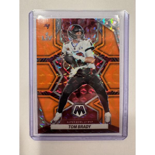 2022 Panini Prizm TOM BRADY Super Bowl LV MVP Football Card In Holder - Outstanding Card - Mint