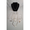 Image 1 : Sterling Silver Two-Toned Braided Necklace & Assorted Costume Jewelry 