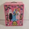 Image 1 : Vintage 1968 Mattel The World Of Barbie Doll Trunk Vinyl Case With Dolls And Accessories