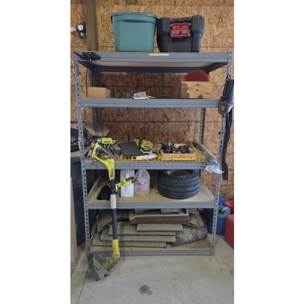 *Pick Up At Mantua Home-No Shipping Available* Great Condition Sturdy 24''Dx72''Hx48''W Storage Shel