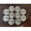 Image 1 : 1957 Brilliant Uncirculated Franklin Half Dollars - $5.00 Face Value