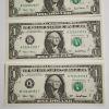 Image 3 : Four Consecutive Serial Number Uncirculated 2001 United States $1 Federal Reserve Notes 