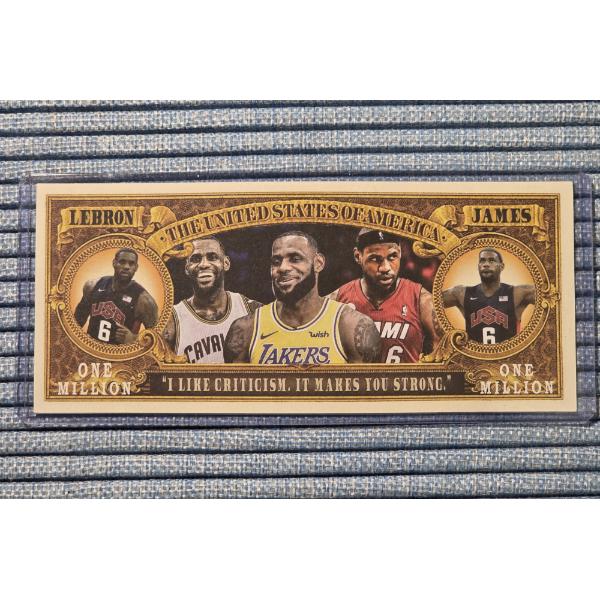 Lebron James Collectors Million Dollar Bill In Mint Condition In Protective Holder