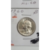 Image 7 : (4) United States 90% Silver Washington Quarters - 1951, 1957-D, 1960-D, 1962 