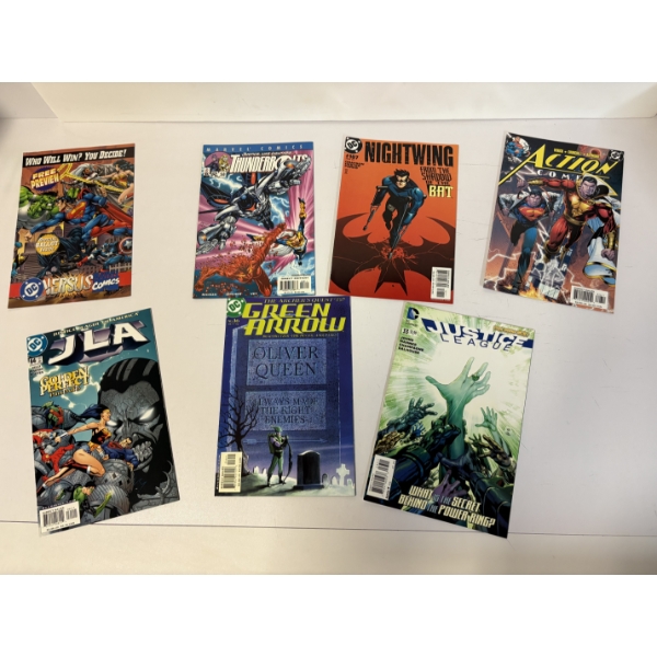 Comic Books - DC Comics - Justice League - Green Arrow - Nightwing - Thunderbolts