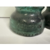 Image 2 : Vintage Hemingray-45 Glass Insulator – Aqua Telephone Line Insulator – Industrial Decor - Set of 2